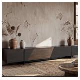 $307 Rupesh storage credenza-Brown