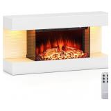 $290 COSTWAY 3-Sided View Electric Fireplace with