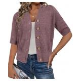 Arach&Cloz Womens Spring Summer 2025 Cardigan Swea