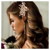 Casdre Crystal Bride Wedding Hair Comb Pearl Brida