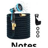 Expandable Garden Hose, Water Hose 25ft with 10 Fu