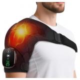 Shoulder Heating Pad Massager with Vibration, Cord