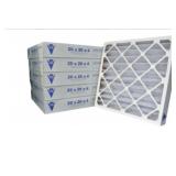6 Pack 20x20x4 Pleated Air Filter MERV 8