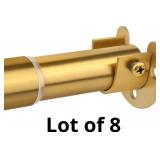 Closet Rods for Hanging Clothes, 17 to 28 Inch Adj