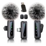 Wireless Microphone,Microphone for iPhone & USB-C