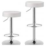 $140 COSTWAY Bar Stools Set of 2, Modern Swivel Ba