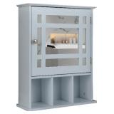 $102 Bathroom Mirror Cabinet, Wall Mounted Storage