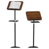 Snughome Floor Book Stand with Removable Tray, Woo