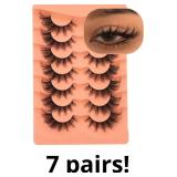 False Eyelashes Wispy Lashes Natural Look Fake Eye