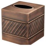 Monarch Abode Handcrafted Wave Embossed Tissue Box