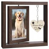 Pet Memorial Gifts for Loss of Dog  Rotating Woode