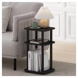 Just 13.15 in. Americano/Black Rounded Rectangle W