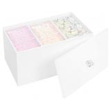 Tampon Holder Box for Bathroom, Acrylic Tampon Sto