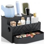 Hair Tool Organizer, Hair Dryer Holder with Drawer