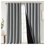$115 NICETOWN Total Shade Curtains and Draperies,H