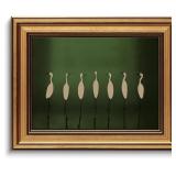 Birds-2 8'x10' Framed Wall Art