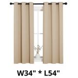 NICETOWN Room Darkening Curtain for Small Window,