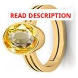 Certified 13.25 Ratti 12.00 Carat Natural Yellow S