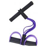 Foot Pedal Resistance Band - 6 Tube Foam Yoga Pull