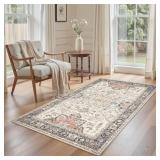 Bedroom Rugs - 3x5 Soft Machine Washable Oriental