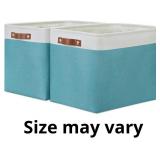 DULLEMELO Large Closet Storage Baskets Canvas Stor