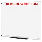 VIZ-PRO Magnetic Whiteboard Dry Erase Board, 36 x