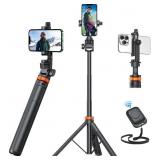 EUCOS 62' Phone Tripod, Tripod for iPhone & Selfie