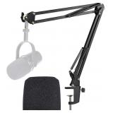 $118 MV7 Boom Arm with Pop Filter - Mic Stand with