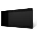 $117 Matte Black Stainless Steel Shower Niche 24 x