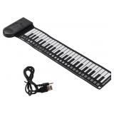Hand Roll Piano 49 Key, Portable Foldable Electric