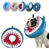 SCENEREAL Inflatable Dog Cone for Small Medium Lar
