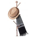 MyGift Modern Copper-Tone Metal Entryway Wall Coat