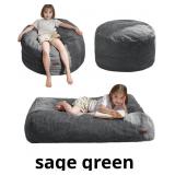 MAXYOYO Bean Bag Chair Bed for Kids, Convertible B
