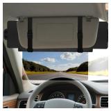Sun Visor Extender for Car with 2 Side Sunshade, P