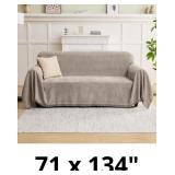 LOMAO Couch Cover Sofa Covers for 3 Cushion Sectio