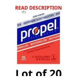 Propel Zero Sugar Electrolyte Drink Mix Powder, Wa