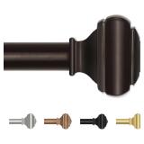 Bronze Curtain Rod 32 to 58 Inch(2.6 to 4.8 ft) wi