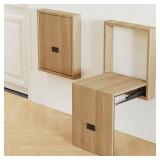 $129 Foldable Wall-Mounted Shoe Bench, Entrance Sh