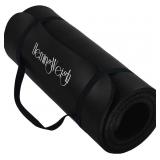 HemingWeigh Yoga Mat Thick, 1 Inch Thick, Non Slip