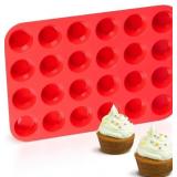 CAKETIME Silicone Muffin Mold 24 cups BPA-free
