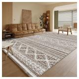 RUGSURE Washable Area Rugs 5' x 7' - 1/6 Thick - M
