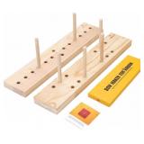 SACATR Bow Maker for Ribbon for Wreaths, Wooden Ri