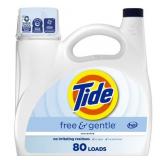 Tide Free & Gentle Laundry Detergent Liquid, 105 f