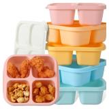 Honeydak 5 Pack Snack Containers 4 Compartment Ben
