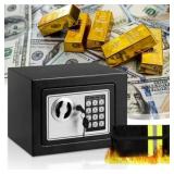 LOCKSWORTH 0.25 Cubic Feet Electronic Digital Safe