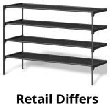 SONGMICS Shoe Rack, 4-Tier Shoe Storage Organizer,