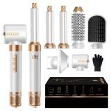 $200 Blow Dryer Brush 6 in 1, 1400W Powerful Auto-