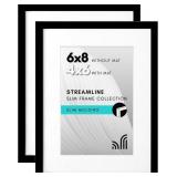 Americanflat 6x8 Picture Frame with Shatter-Resist