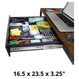 $130 Large 23.6 Inch Under Desk Drawer Slide Out,