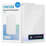 $120 meross Matter Smart Thermostat for Electric B